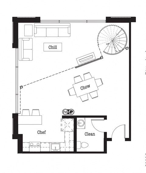 1 Bed 1 Bath Loft